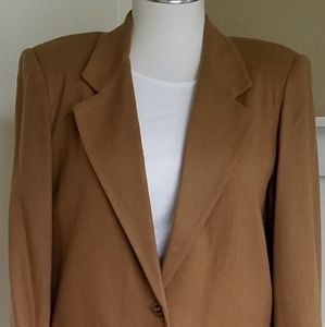Camel Wool Blazer